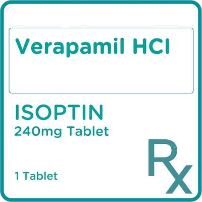 ISOPTIN Verapamil HCl 240mg 1 Tablet [PRESCRIPTION REQUIRED]