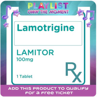 LAMITOR - Lamotrigine 100mg 1 Tablet [PRESCRIPTION REQUIRED]