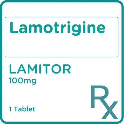 LAMITOR Lamotrigine 100mg 1 Tablet [PRESCRIPTION REQUIRED]