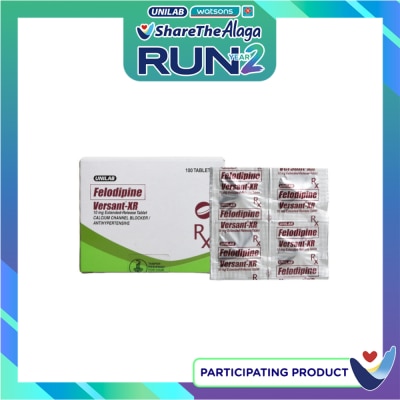VERSANT Felodipine 10mg 1 Extended release Tablet [PRESCRIPTION REQUIRED] image
