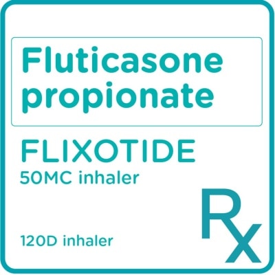 FLIXOTIDE Fluticasone propionate 50mcg/actuation MDI [PRESCRIPTION REQUIRED]