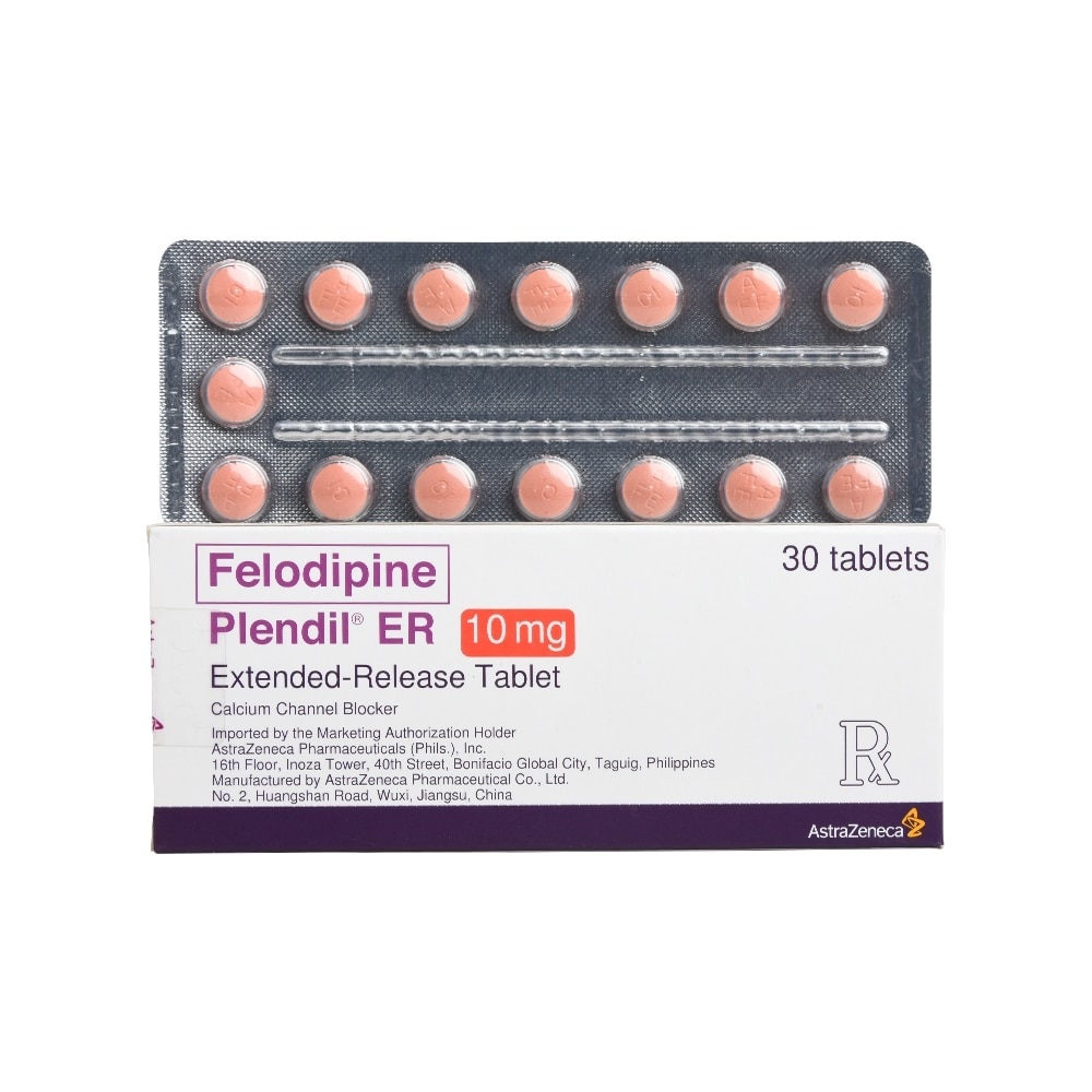 Plendil Er Tab 10Mg Sold Per Piece[Prescription Required]