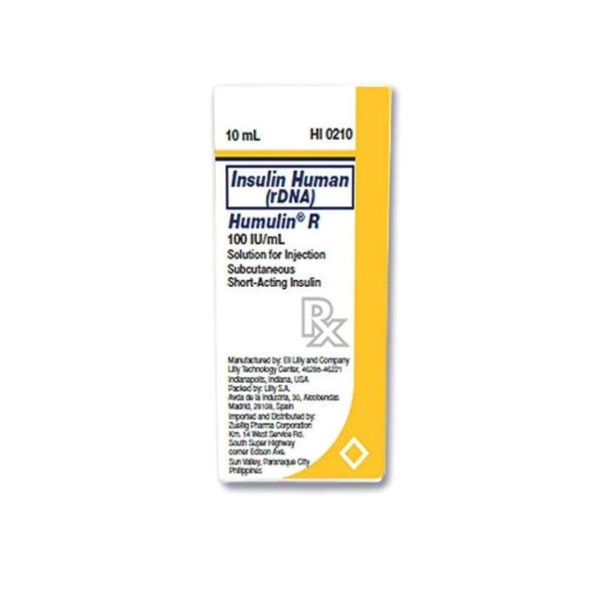 HUMULIN R INJ 10ML [PRESCRIPTION REQUIRED] Available In Click & Collect Express Only