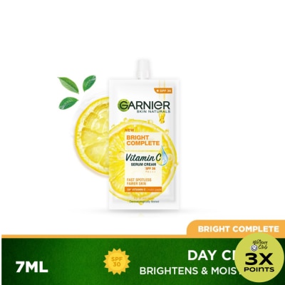 GARNIER Bright Complete SPF36 Muti-Action Whitening Serum Cream 7mL