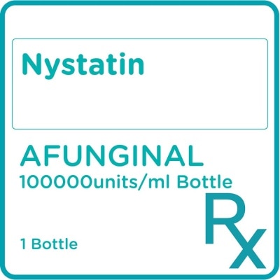 AFUNGINAL Nystatin 100,000 units/ml 1 Bottle [PRESCRIPTION REQUIRED]