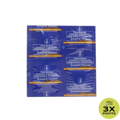 KREMIL S Kremil S Advance Chewable 1 Tablet