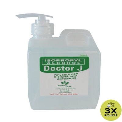 DOCTOR J Isopropyl Alcohol 70% 500ml Pump