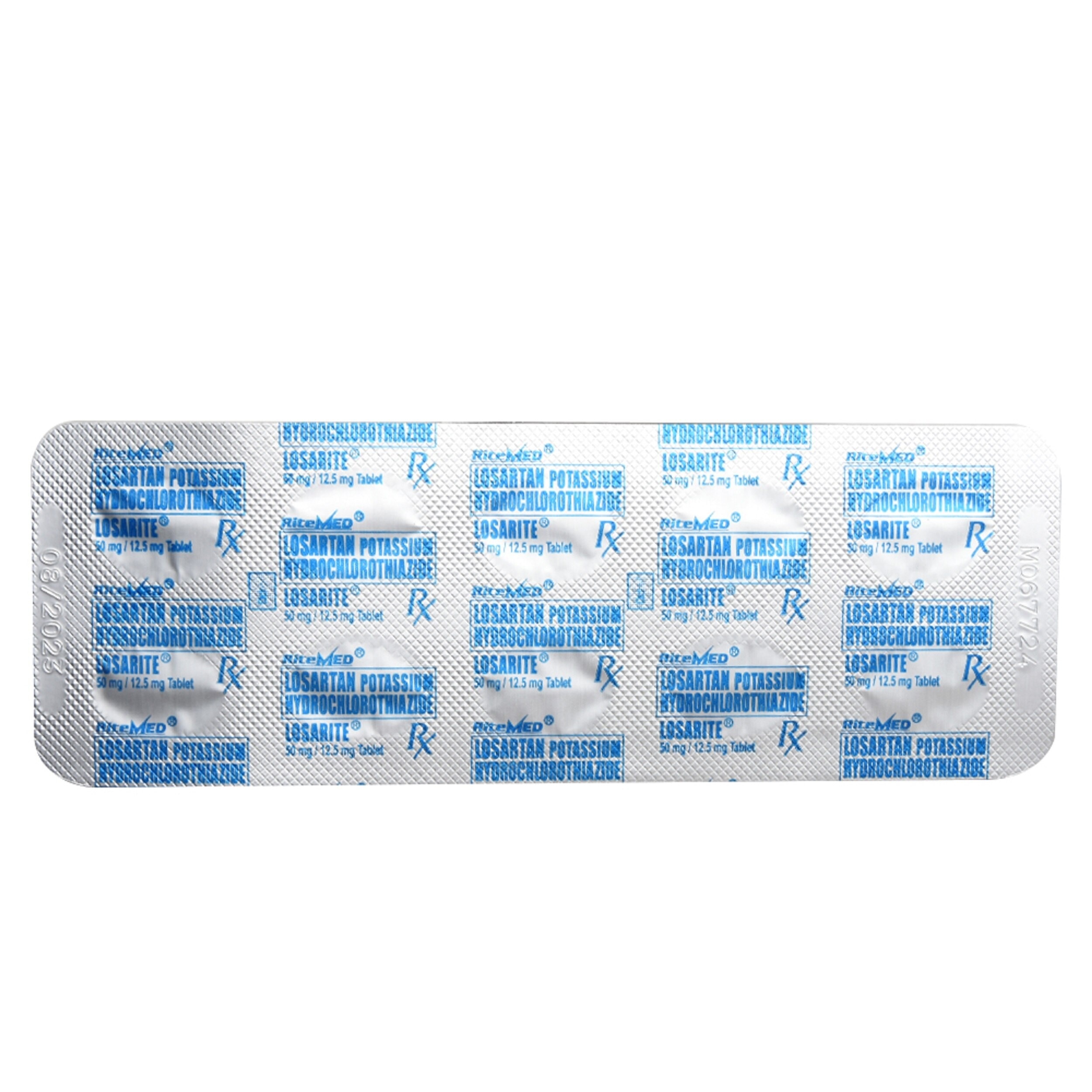 Losartan Potassium + Hydrochlorothiazide 50/12.5mg 1 Tablet [PRESCRIPTION REQUIRED]