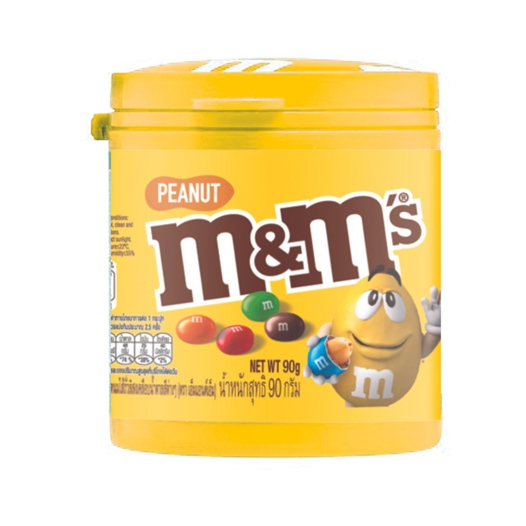 M&Ms Peanut Canister 90G