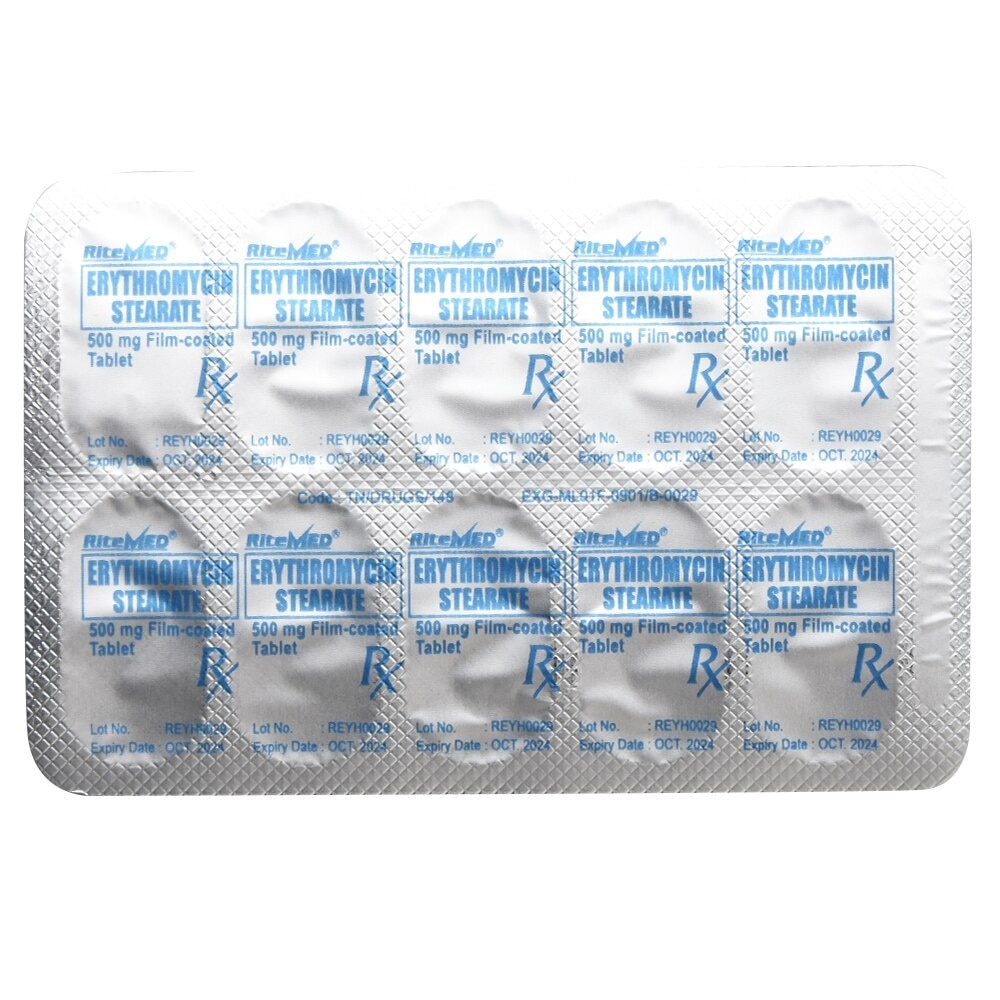 Erythromycin 500mg Tablet 1 Tablet [PRESCRIPTION REQUIRED]