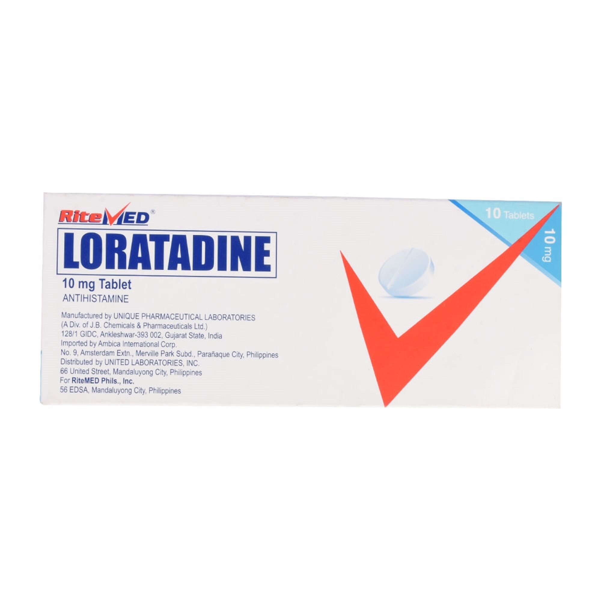 Loratadine 10mg 1 Tablet