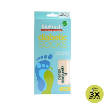 BIOFRESH Diabetic Socks Medium x 1 pair