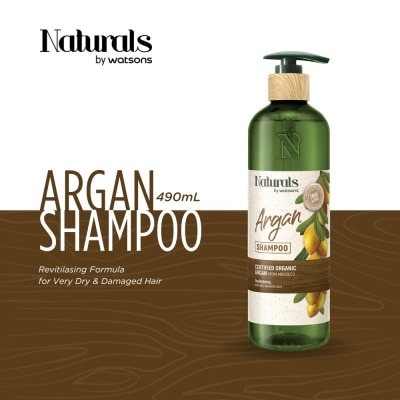 NATURALS WS Naturals Argan Oil Hair Shampoo 490ml