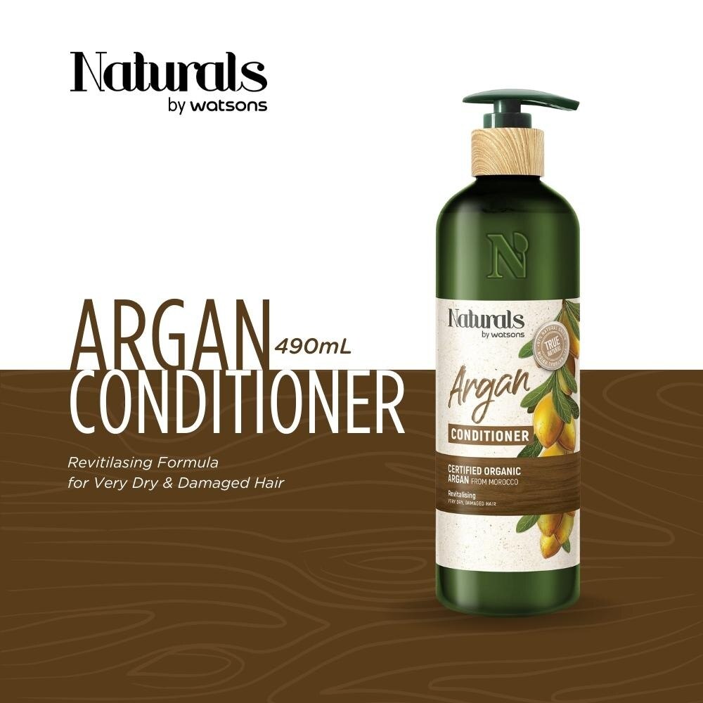 NATURALS WS Argan Oil Hair Conditioner 490ml Watsons Philippines
