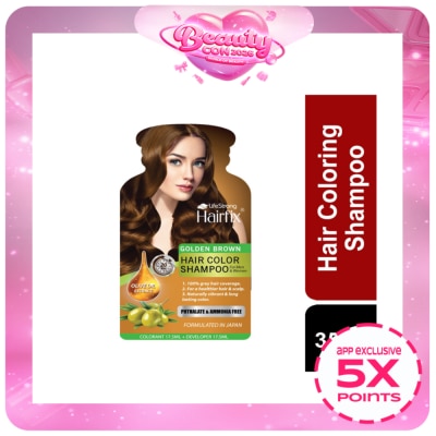 HAIRFIX - Golden Brown Hair Color Shampoo 35ml