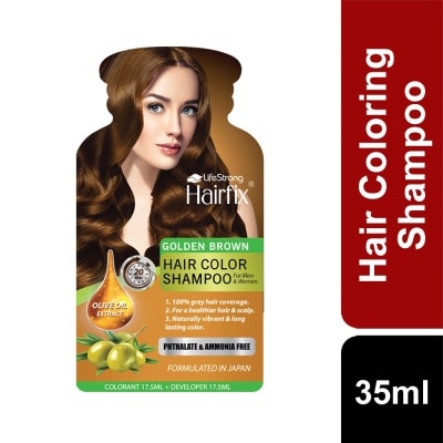 HAIRFIX Golden Brown Hair Color Shampoo 35ml