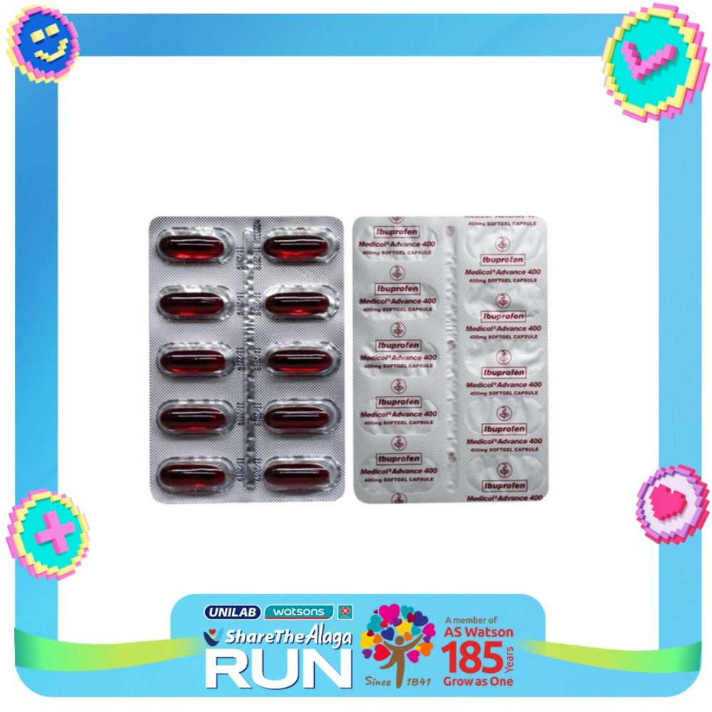 MEDICOL Ibuprofen Advance 400mg Sold Per Piece