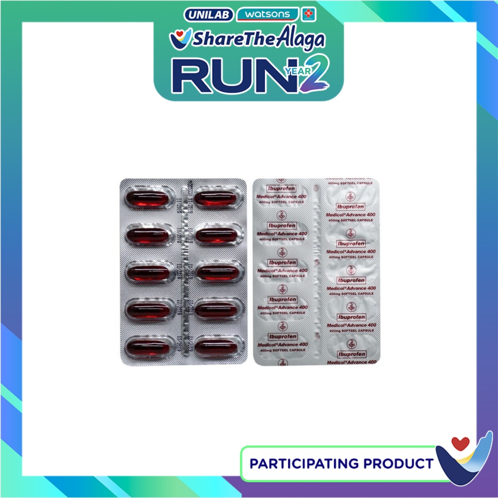 MEDICOL Ibuprofen Advance 400mg Sold Per Piece image