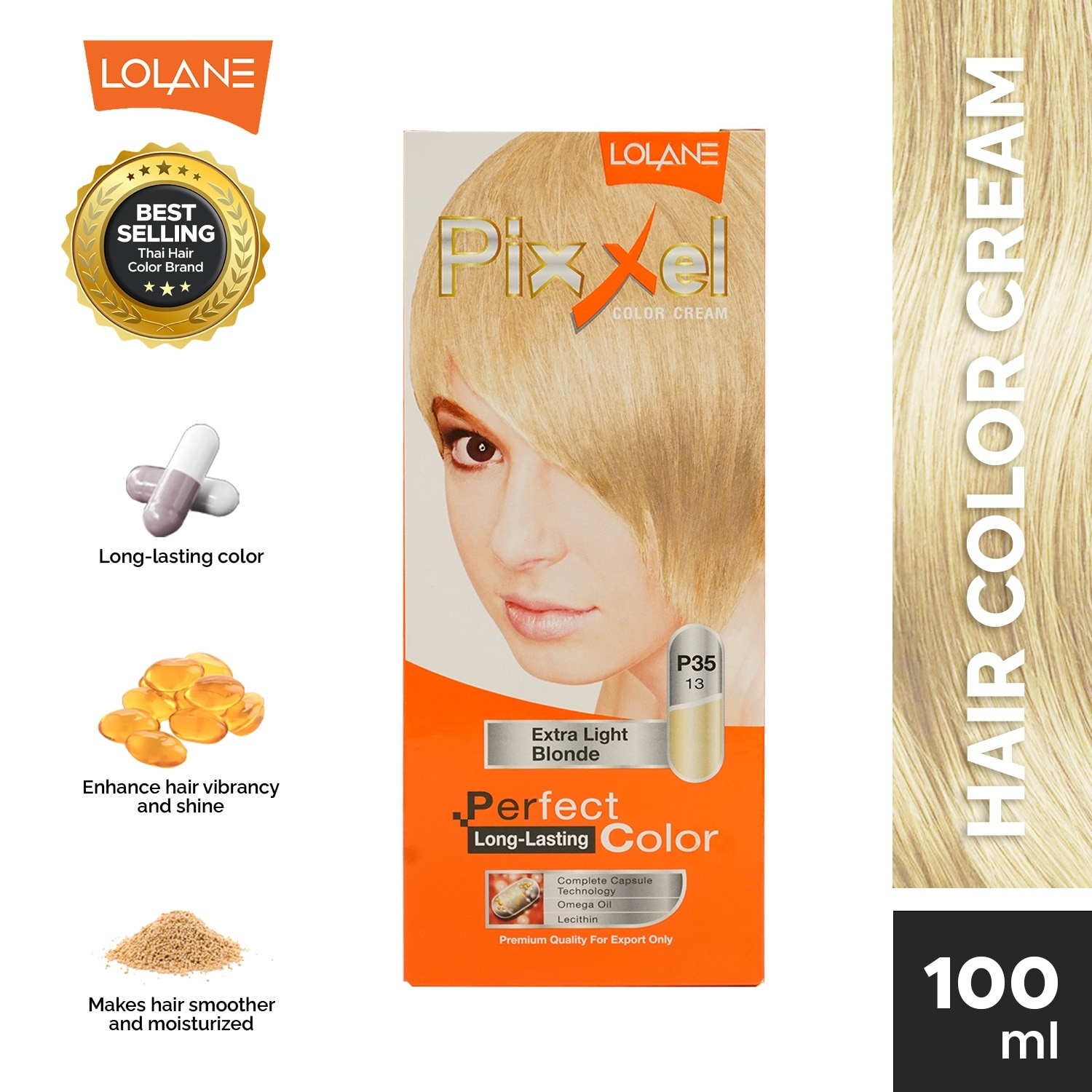 Pixxel Color Cream P35 Extra Light Blonde 13