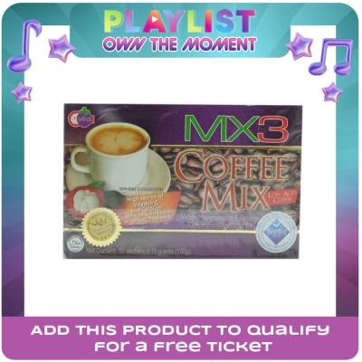 MX3 - Coffee Mix Low Acid Coffee with Mangosteen Exocarp 10g 1 Sachet