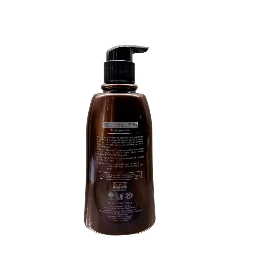 MONDES Morocco Argan Sulfate Free Shampoo With Keratin Protein 350ml