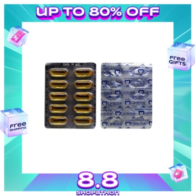 CARDICLEAR Omega-3 Fish Oil 1000 mg 1 Capsule