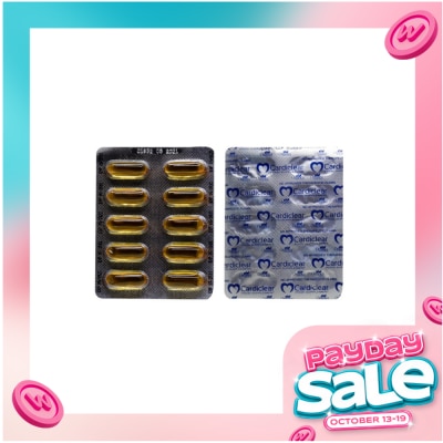 CARDICLEAR CARDICLEAR Omega 3 Fish Oil 1000 mg Sold Per Piece image