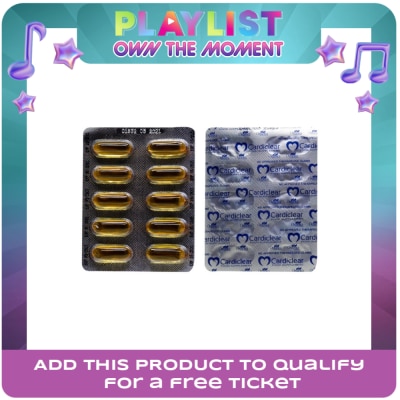 CARDICLEAR - CARDICLEAR Omega-3 Fish Oil 1000 mg Sold Per Piece