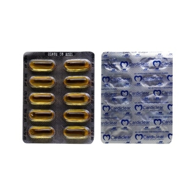 CARDICLEAR Omega-3 Fish Oil 1000 mg 1 Capsule