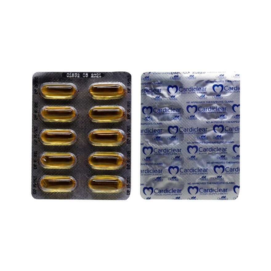 CARDICLEAR Omega-3 Fish Oil 1000 mg Sold Per Piece