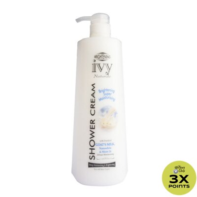 IVY Natural Brightening Shower Cream Goats Milk 1000ml