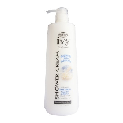 IVY Natural Brightening Shower Cream Goats Milk 1000ml