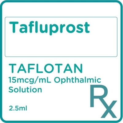 TAFLOTAN Tafluprost 15mcg/ml Ophthalmic Solution 2.5ml [PRESCRIPTION REQUIRED]