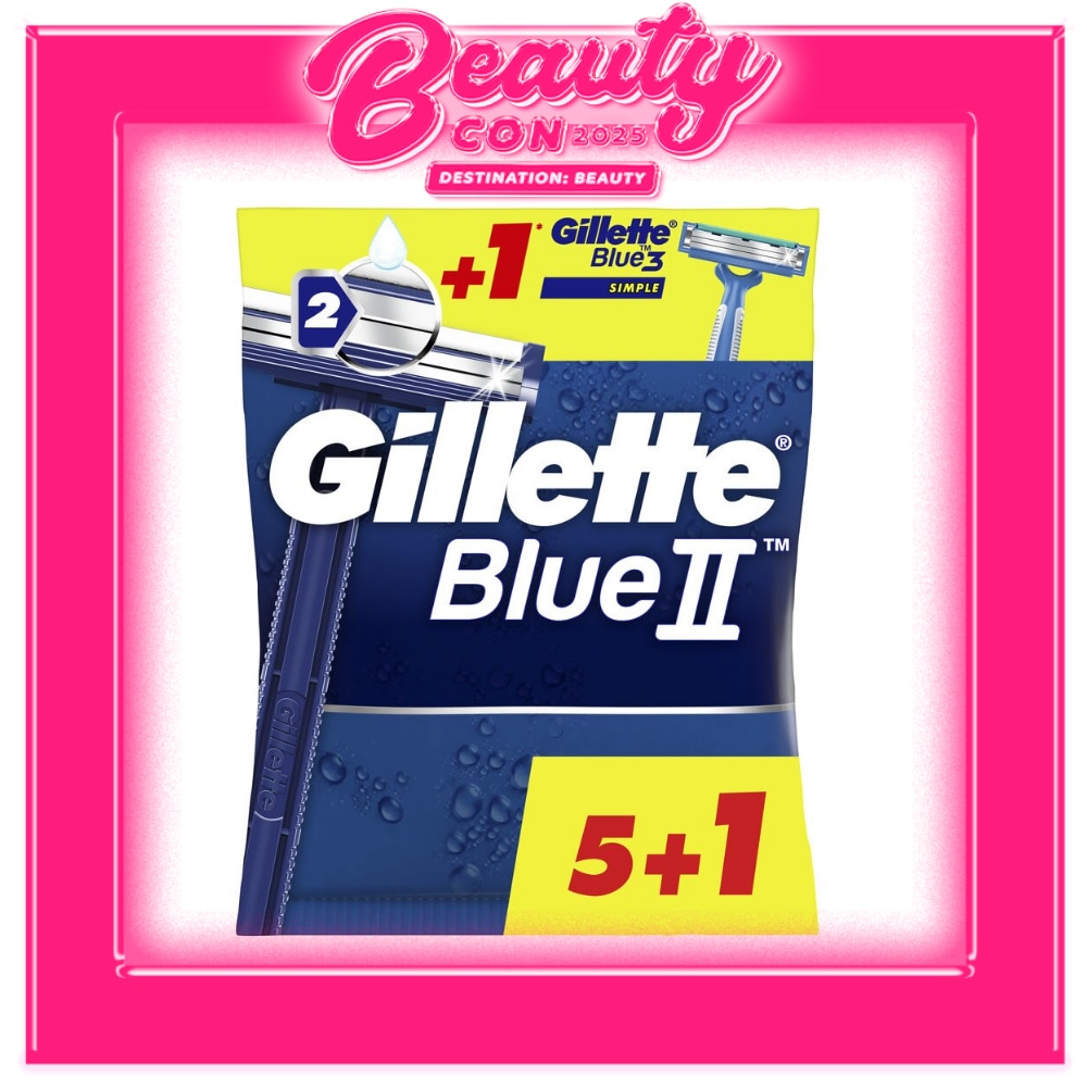 Blue II Plus Disposable Razor 6s
