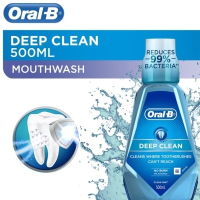 ORAL B Deep Clean Mouthwash 500ml