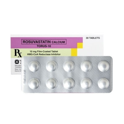 TORUS Rosuvastatin Ca 10mg 1 Tablet [PRESCRIPTION REQUIRED]