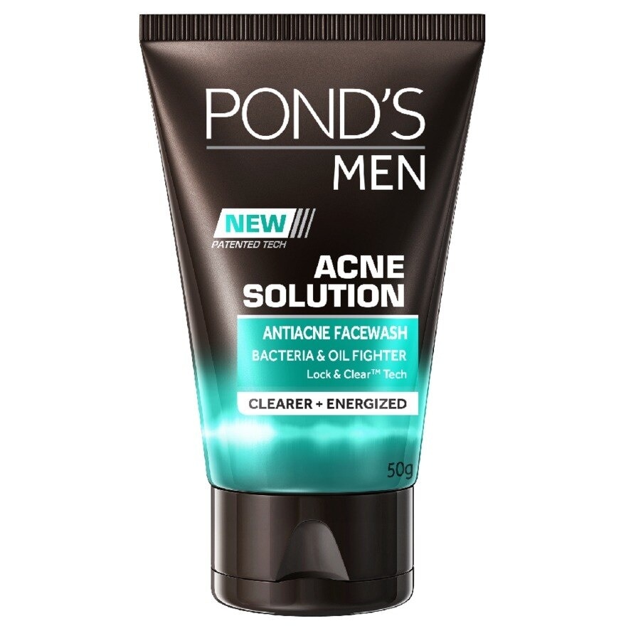 Ponds Men Facial Wash Acne Solution 50g