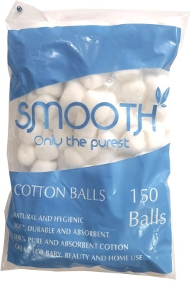 SMOOTH Only the Purest Cotton Balls 150s