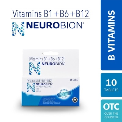 NEUROBION B Vitamins (B1+B6+B12) Tablet 10s   Nerve Care