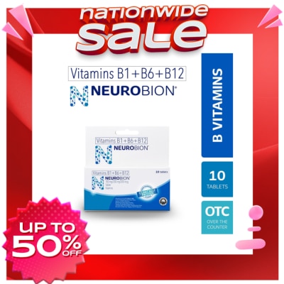NEUROBION B Vitamins (B1+B6+B12) Tablet 10s   Nerve Care