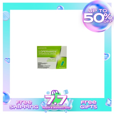 WATSONS GENERICS WATSONS GENERICS Loperamide WATSONS 2mg Capsule 1 Capsule (Expiry: Nov 24, 2025)