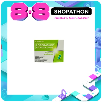 WATSONS GENERICS - WATSONS GENERICS Loperamide 2mg  Capsule - Sold Per Piece (Expiry: June 2027) image