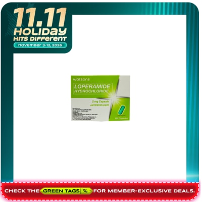 WATSONS GENERICS WATSONS GENERICS Loperamide 2mg Capsule Sold Per Piece image