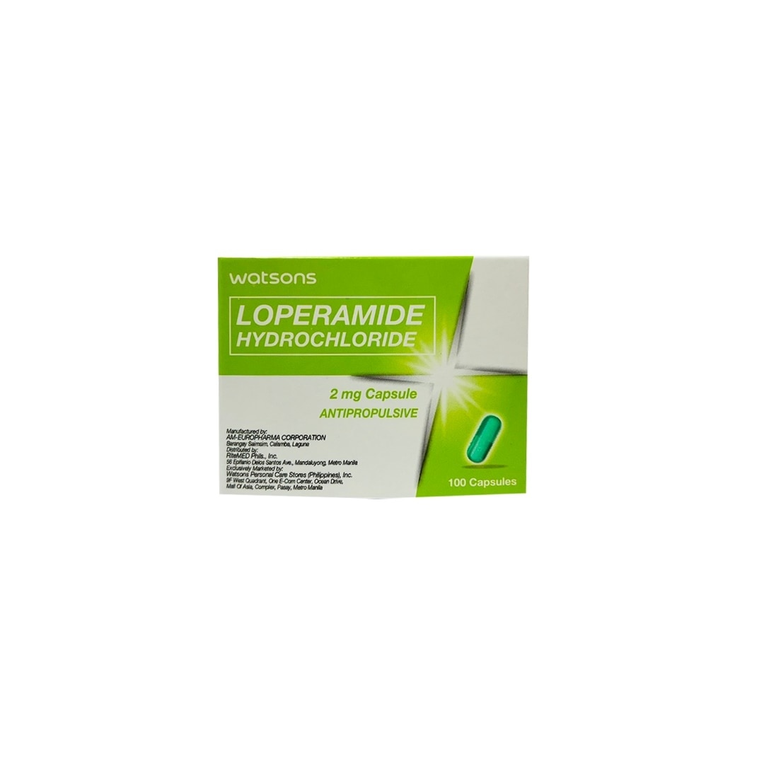 WATSONS GENERICS Loperamide WATSONS 2mg Capsule 1 Capsule (Expiry: Nov 24, 2025)