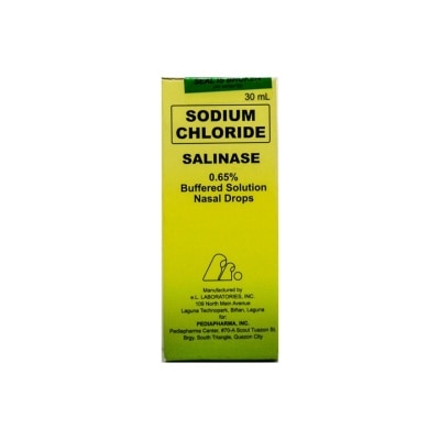 SALINASE Sodium Chloride 0.65% Nasal drops 30mL