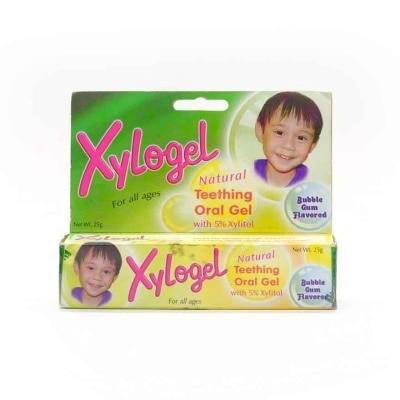 XYLOGEL Natural Teething Oral gel with 5 Xylitol 25g