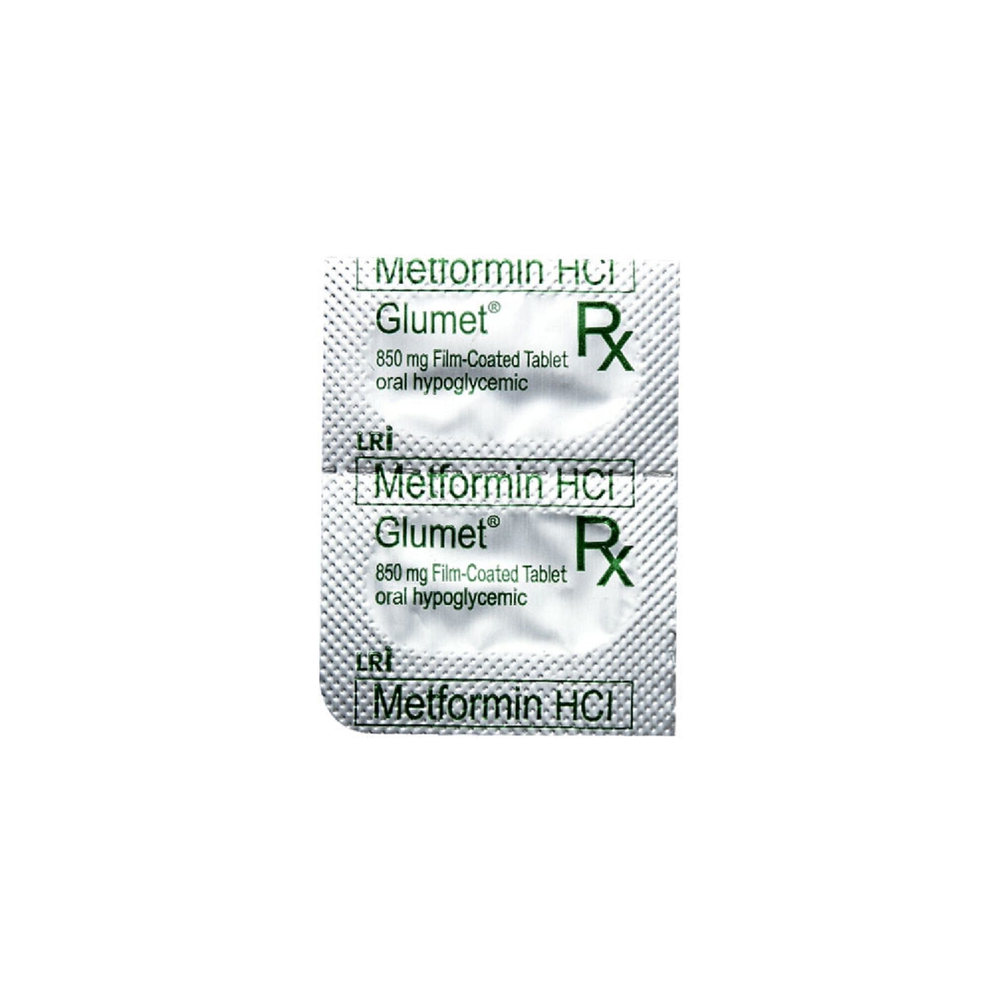 Glumet Metformin 850mg 1 Tablet [Prescription Required]