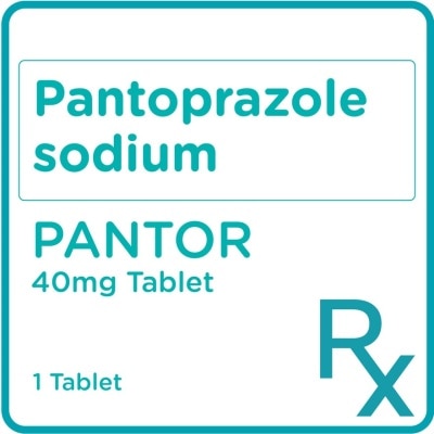 PANTOR PANTOR Pantoprazole 40mg Sold Per Piece [PRESCRIPTION REQUIRED]