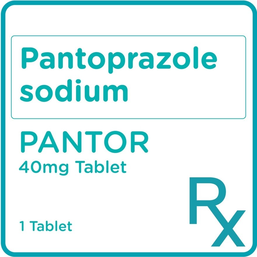 PANTOR Pantoprazole 40mg Sold Per Piece [PRESCRIPTION REQUIRED]