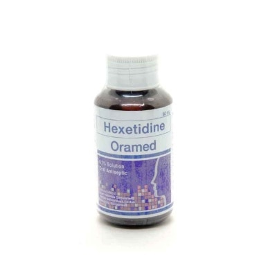 ORAMED Hexetidine 0.1 Solution Oral Antiseptic 60ml